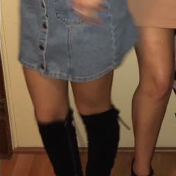 Knee high suede tie up Michael Kors boots - Picture 9 of 9